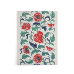 "Artery8 Owen Jones Elegant Red Flower Filigree Pattern Canvas Wall Art Print - Size: W12"" x H16""" - thumbnail 1