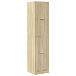 Berkfield Home Apothecary Cabinet¬†Sonoma Oak 40x41x174.5 cm Engineered Wood in Brown - thumbnail 3