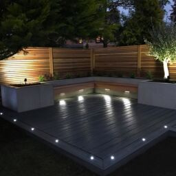 First Choice Lighting Set of 20 - 15mm IP67 Colour Changing LED Decking Kit with Photocell in Silver - thumbnail 6