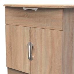 Ready Assembled 2 U Holborn 1 Drawer 2 Door Sideboard (Ready Assembled) in Light Oak - thumbnail 4