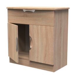 Ready Assembled 2 U Holborn 1 Drawer 2 Door Sideboard (Ready Assembled) in Light Oak - thumbnail 6