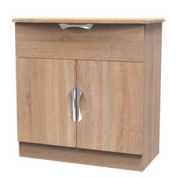 Ready Assembled 2 U Holborn 1 Drawer 2 Door Sideboard (Ready Assembled) in Light Oak - thumbnail 3