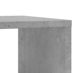 Berkfield Home Side Table with Wheels Concrete Grey 50x30x55 cm Engineered Wood - Size: 50 x 30 x 55 cm - thumbnail 8
