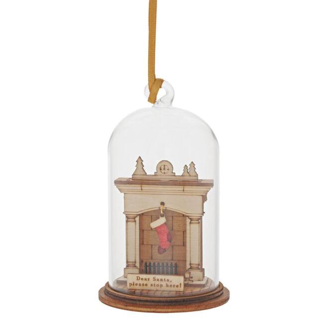Gifts Direct 2 U Hanging Christmas Tree Bauble Ornament - Santa Stop Here - image 1