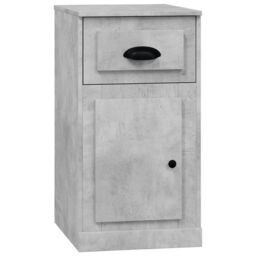 Berkfield Home Side Cabinet with Drawer Concrete Grey 40x50x75 cm Engineered Wood - Size: 40 x 50 x 75 cm - thumbnail 2