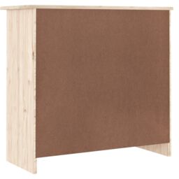 Berkfield Home Sideboard ALTA 77x35x73 cm Solid Wood Pine in Brown - Size: 77 x 35 x 73 cm - thumbnail 6