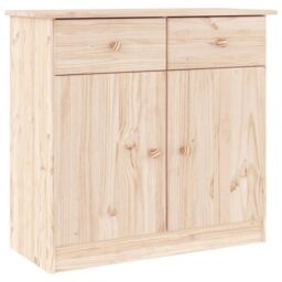 Berkfield Home Sideboard ALTA 77x35x73 cm Solid Wood Pine in Brown - Size: 77 x 35 x 73 cm - thumbnail 2