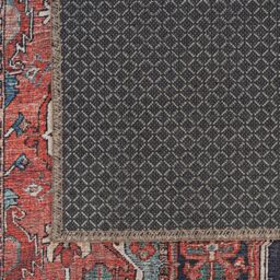Kukoon 80x150cm Red Aztec Washable Indoor Doormat Front Door Entrance Rug - Size: 80 cm x 150 cm - thumbnail 7