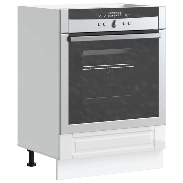 Berkfield Home Oven Cabinet¬†Porto High Gloss White Engineered Wood - image 1
