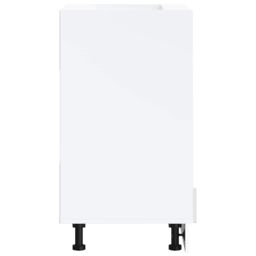 Berkfield Home Oven Cabinet¬†Porto High Gloss White Engineered Wood - thumbnail 5
