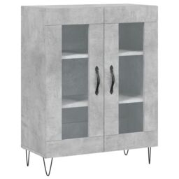 Berkfield Home Sideboard Concrete Grey 69.5x34x90 cm Engineered Wood - thumbnail 2