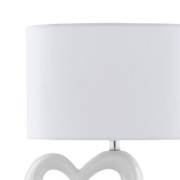 Pagazzi Link White Ceramic Table Lamp - thumbnail 3