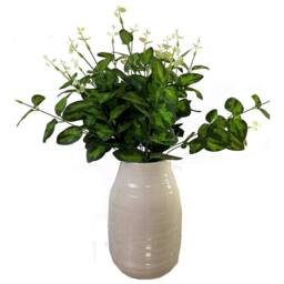Sostter Vibrant Variegated Leaf Faux Foliage Stem in Royal - thumbnail 3