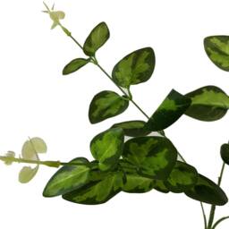Sostter Vibrant Variegated Leaf Faux Foliage Stem in Royal - thumbnail 2