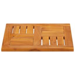 Berkfield Home Table Top 40x40x2 cm Square Solid Wood Acacia in Brown - Size: 40 x 40 x 2 cm - thumbnail 5