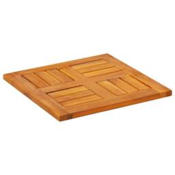 Berkfield Home Table Top 40x40x2 cm Square Solid Wood Acacia in Brown - Size: 40 x 40 x 2 cm - thumbnail 4