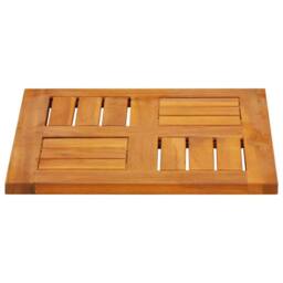 Berkfield Home Table Top 40x40x2 cm Square Solid Wood Acacia in Brown - Size: 40 x 40 x 2 cm - thumbnail 3