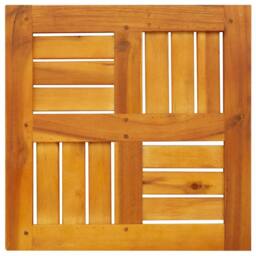Berkfield Home Table Top 40x40x2 cm Square Solid Wood Acacia in Brown - Size: 40 x 40 x 2 cm - thumbnail 6