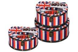 Orsina Living London Collection Round Storage Cases Set of 3 - thumbnail 3