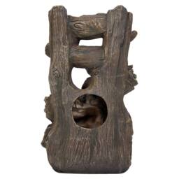 Living and Home Solar-Powered Garden Fountain for Outdoor Water Displays in Grey - thumbnail 5