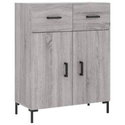 Berkfield Home Highboard Grey Sonoma 69.5x34x180 cm Engineered Wood - thumbnail 7