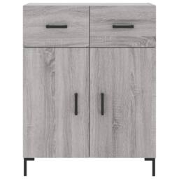 Berkfield Home Highboard Grey Sonoma 69.5x34x180 cm Engineered Wood - thumbnail 8