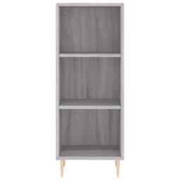 Berkfield Home Highboard Grey Sonoma 34.5x34x180 cm Engineered Wood - thumbnail 6