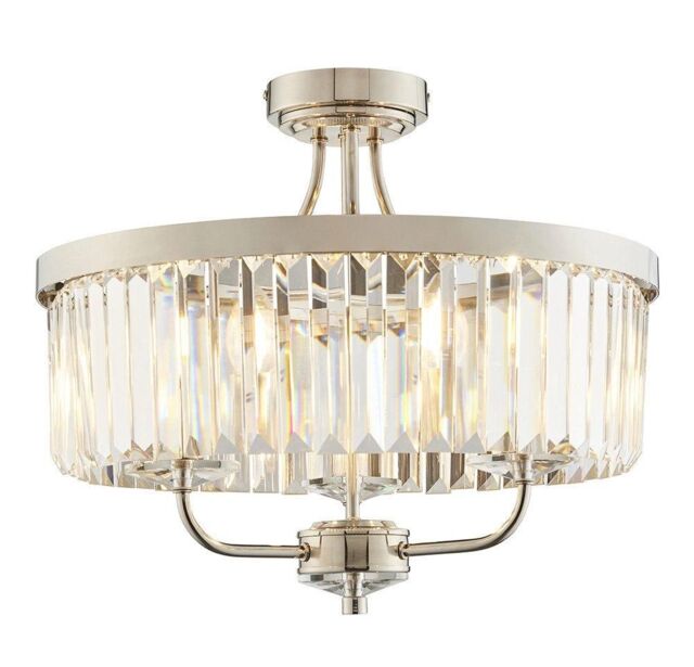 Netlighting 'ASCOLI' Stylish Dimmable Indoor Modern 3 Light Glass Ceiling Pendant in Grey - image 1