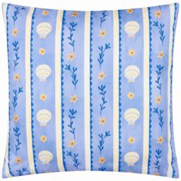 Furn Sea Shells Printed Outdoor Cushion Cover in Light Blue - thumbnail 3