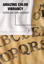 Hasbro Ouija Vintage Silky Touch Super Soft Throw Blanket 152x127cm in White - Size: 152x127 cm - thumbnail 4