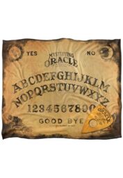 Hasbro Ouija Vintage Silky Touch Super Soft Throw Blanket 152x127cm in White - Size: 152x127 cm - thumbnail 1