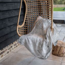 Benjamin Tate Design San Fran Blanket in Natural - Size: 120 cm x 150 cm - thumbnail 4