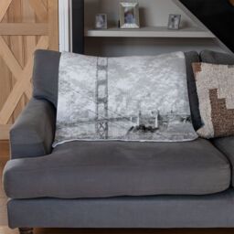 Benjamin Tate Design San Fran Blanket in Natural - Size: 120 cm x 150 cm - thumbnail 2