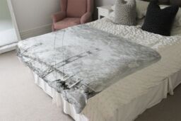 Benjamin Tate Design San Fran Blanket in Natural - Size: 120 cm x 150 cm - thumbnail 3