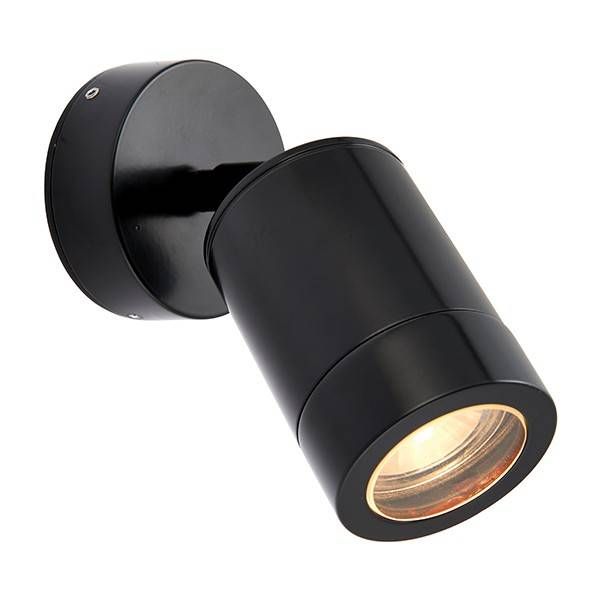 Netlighting Odyssey LED 1 Light Outdoor Spotlight Satin Black Glass IP65 - image 1