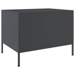 Berkfield Home Sturdy Coffee Table Anthracite 68x50x50.5 cm Steel in Dark Grey - thumbnail 7