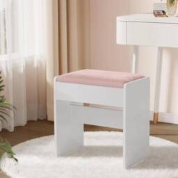 EONLION Dressing Table Stool Makeup Stool in Pink - Size: 100 cm