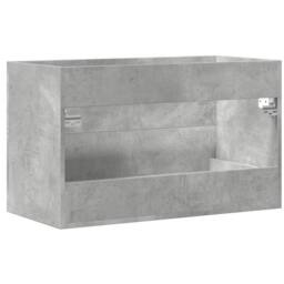 Berkfield Home Sink Cabinet Artisian Oak 80x38.5x48 cm Engineered Wood in Light Grey - thumbnail 7