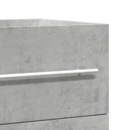 Berkfield Home Sink Cabinet Artisian Oak 80x38.5x48 cm Engineered Wood in Light Grey - thumbnail 8