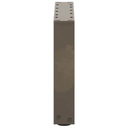 Berkfield Home Coffee Table Legs U-Shaped 2 pcs Natural Steel 40x(30-31) cm Steel in Brown - thumbnail 6