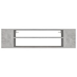 Berkfield Home Hanging TV Cabinet Concrete Grey 100x30x26.5 cm Engineered Wood - thumbnail 4