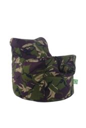 Bean Lazy Boy's Cotton Green Army Camo Bean Bag Arm Chair Toddler Size - Size: Small - thumbnail 2