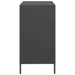 Berkfield Home Sideboard Black 68x39x73.5 cm Cold-rolled Steel - thumbnail 6