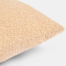 OHS Cosy Slogan Soft Boucle Cushion Decorative Scatter Pillow, Natural - Size: 50 cm x 30 cm - thumbnail 6