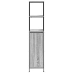 Berkfield Home Bathroom Cabinet with Shelves Grey Sonoma 36x35x165 cm - Size: 36 x 35 x 165 cm - thumbnail 6