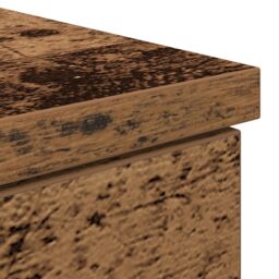 Berkfield Home Desk Old Wood 140x49x76 cm Engineered Wood in Brown - Size: 140 x 49 x 76 cm - thumbnail 9