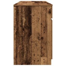 Berkfield Home Desk Old Wood 140x49x76 cm Engineered Wood in Brown - Size: 140 x 49 x 76 cm - thumbnail 8