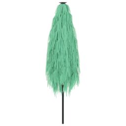Berkfield Home Garden Parasol with Steel Pole Green 388x388x248 cm - Size: 388 x 388 x 248 cm - thumbnail 6