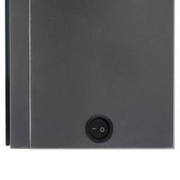 Berkfield Home LED Bathroom Mirror Cabinet 89x14x62 cm Shining Grey - Size: 89 x 14 x 62 cm - thumbnail 6