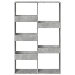 Berkfield Home Classic Bookcase Concrete Grey 100x33x155.5 cm Engineered Wood - thumbnail 4